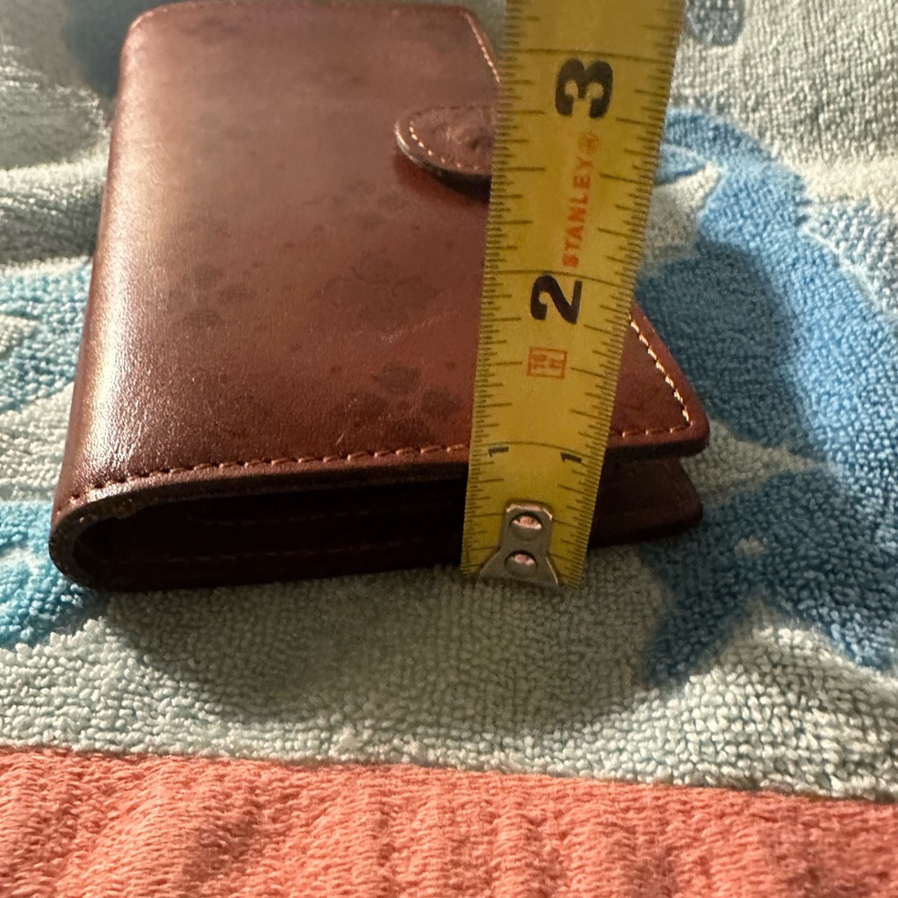 Patricia Nash Rich Brown Leather Shoulder Bag with matching wallet - Picture 9 of 15